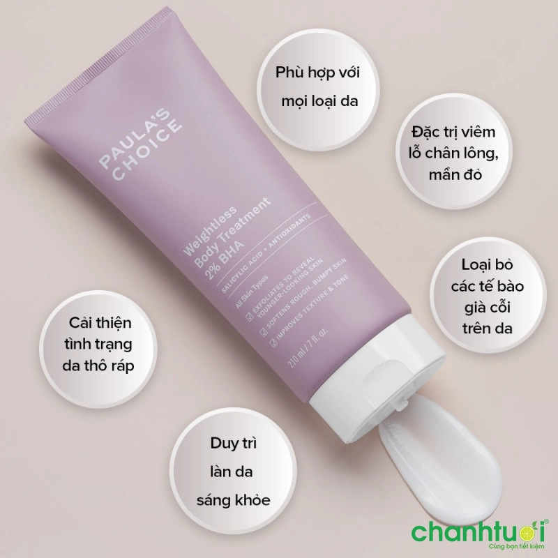 KemPaula's Choice Weightless Body Treatment 2% BHA 210ml