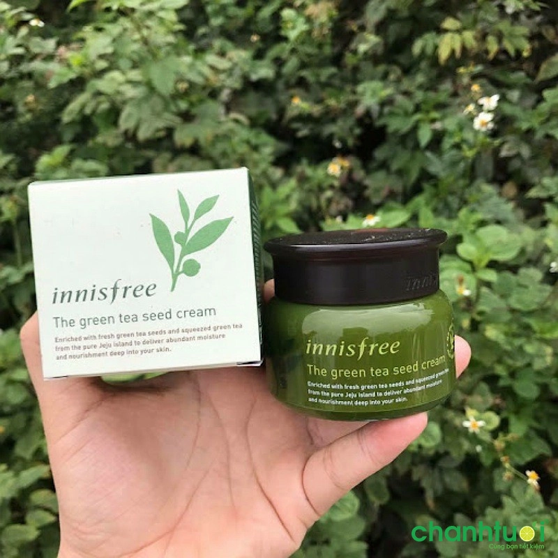 Kem hạt trà xanh Innisfree