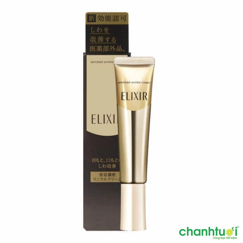 Kem mắt dưỡng chống nhăn vùng mắt, miệng Shiseido Elixir Enriched Wrinkle Cream