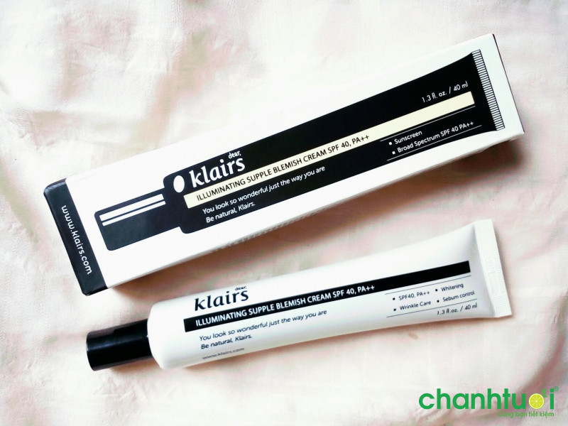 Kem nền BB Cream Klairs Illuminating Supple Blemish BB Cream