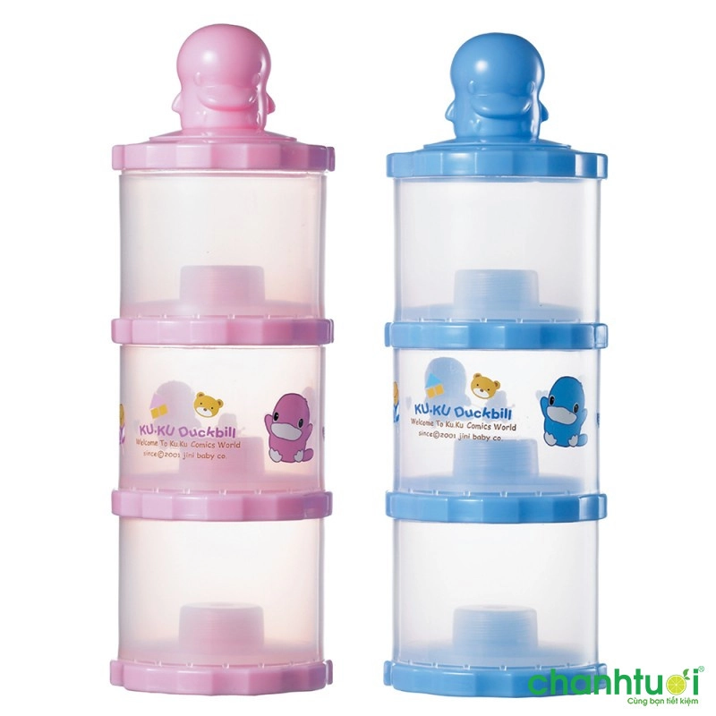 Hộp chia sữa 3 ngăn Kuku