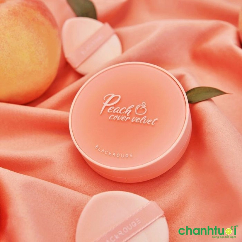 Áo gối Blackrouge Peach Velvet Powder