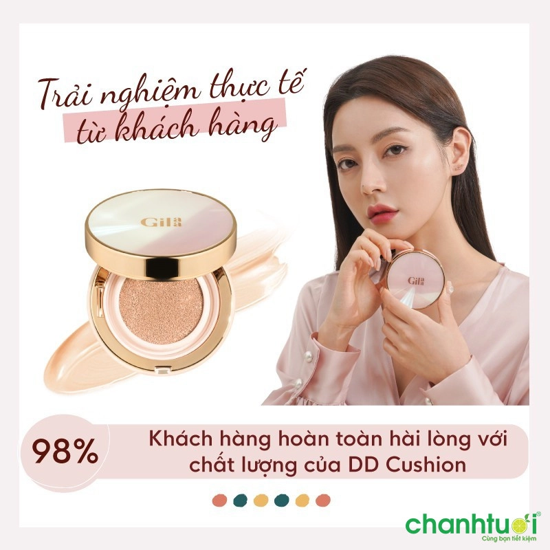 Phấn nước Gilaa Long Wear DD Cushion - SPF50+/PA+++
