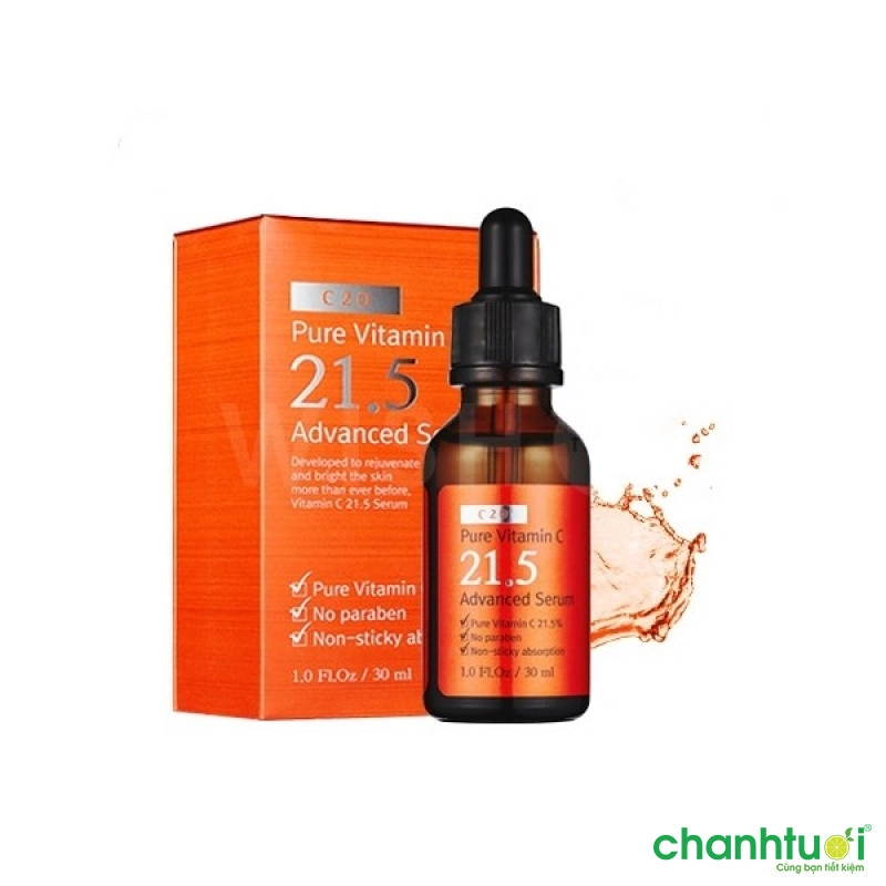 Tinh chất Vitamin C Advanced Serum - By Wishtrend Pure Vitamin C Advanced