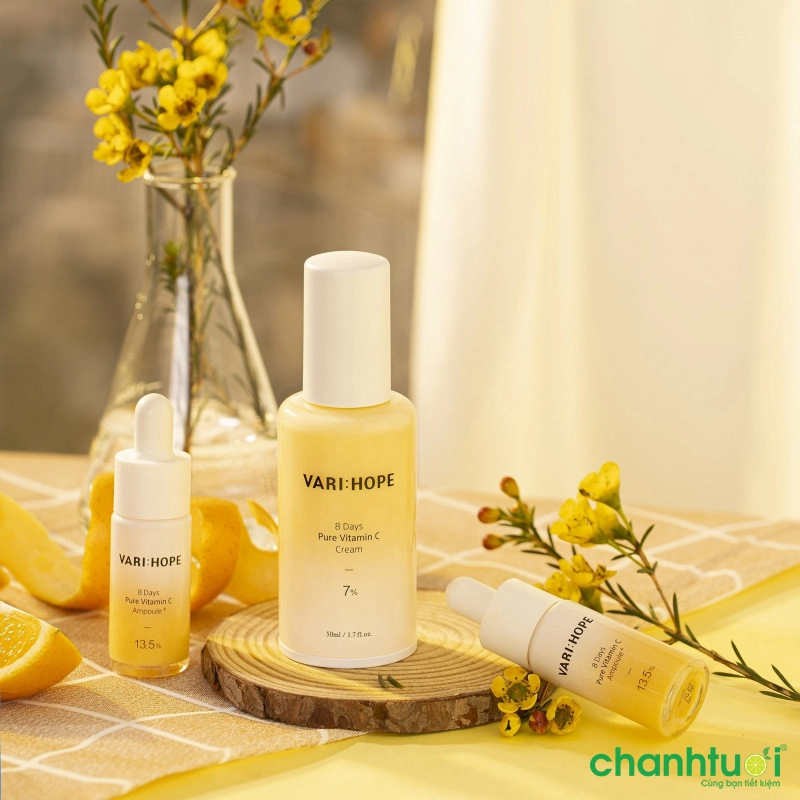 Varihope 8 Days Vitamin C Serum cho làn da trắng hồng