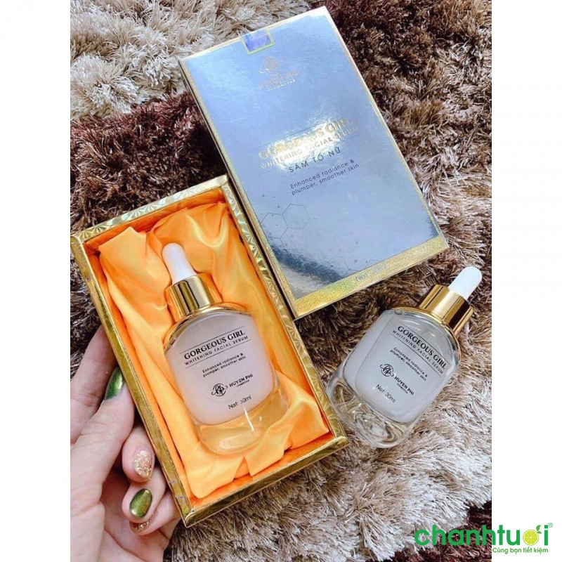 Serum dưỡng trắng da hồng sâm tố nữ Huyền Phi