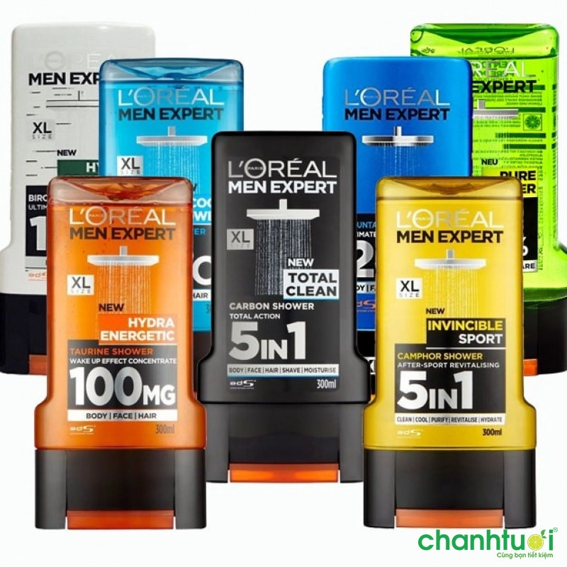Sữa tắm & Dầu gội dành cho nam L'OREAL