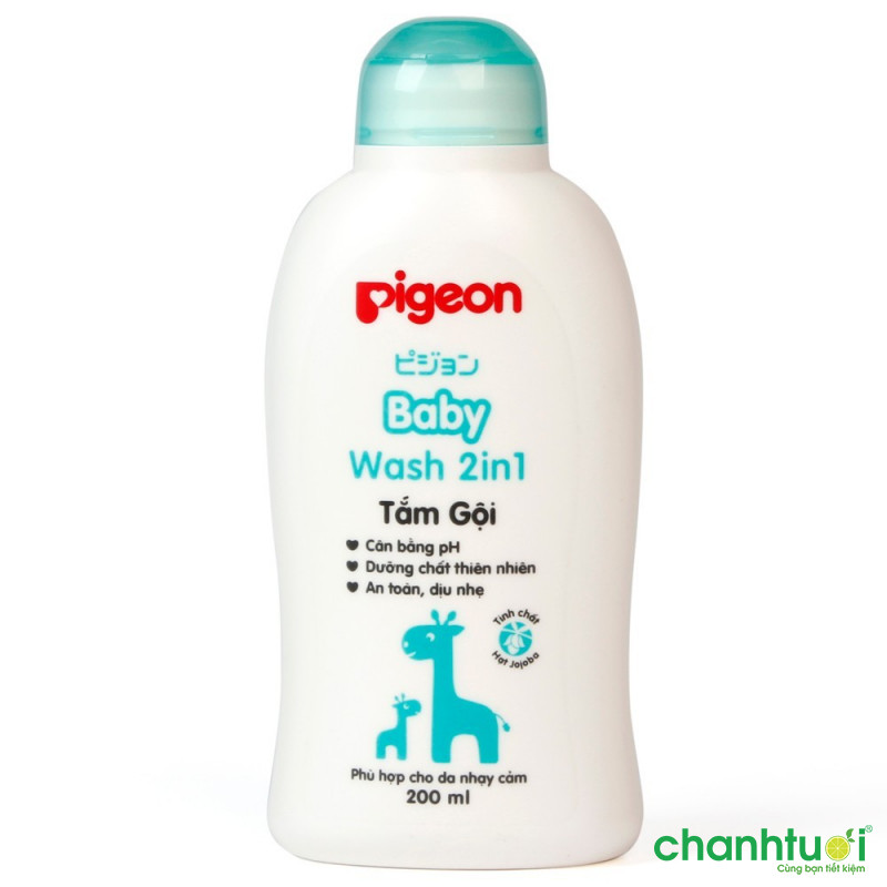 Tắm gội dịu nhẹ Pigeon