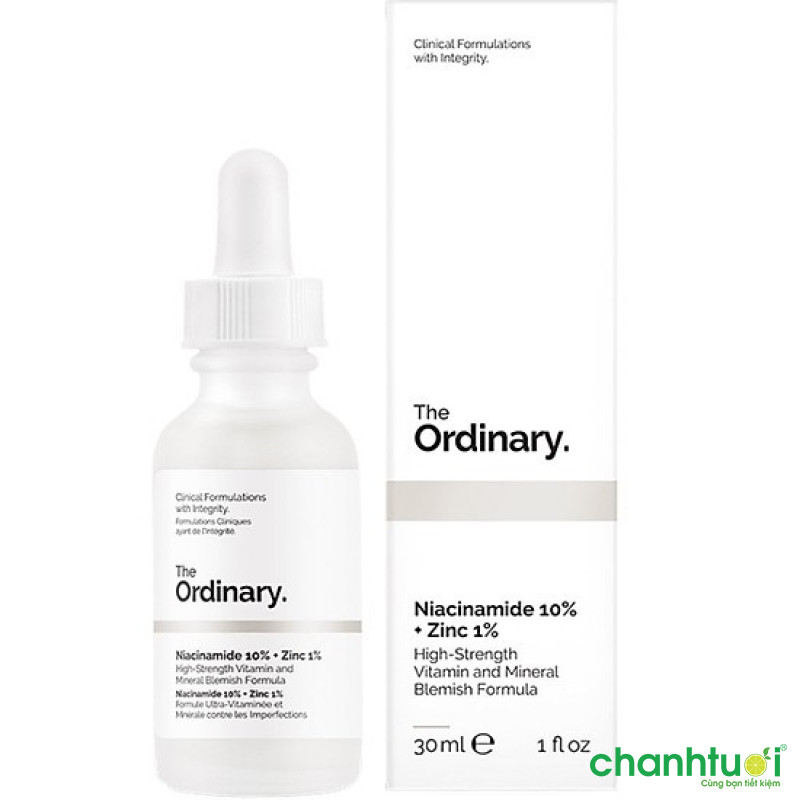 Tinh chất Niacinamide 10% + Zinc 1% - The Ordinary