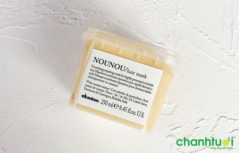 Kem ủ phục hồi tóc hư tổn Nounou Davines Hair Mask