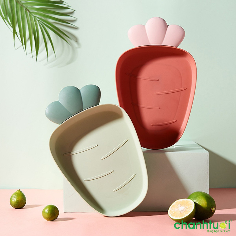 Khay ăn dặm lúa mạch OEM hình cà rốt