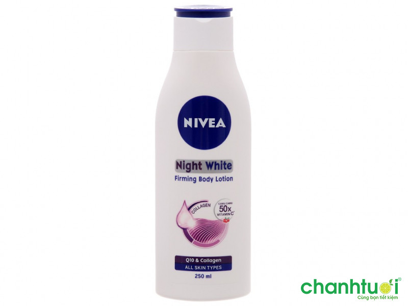 Sữa Dưỡng Thể Trắng Da Nivea Ban Đêm