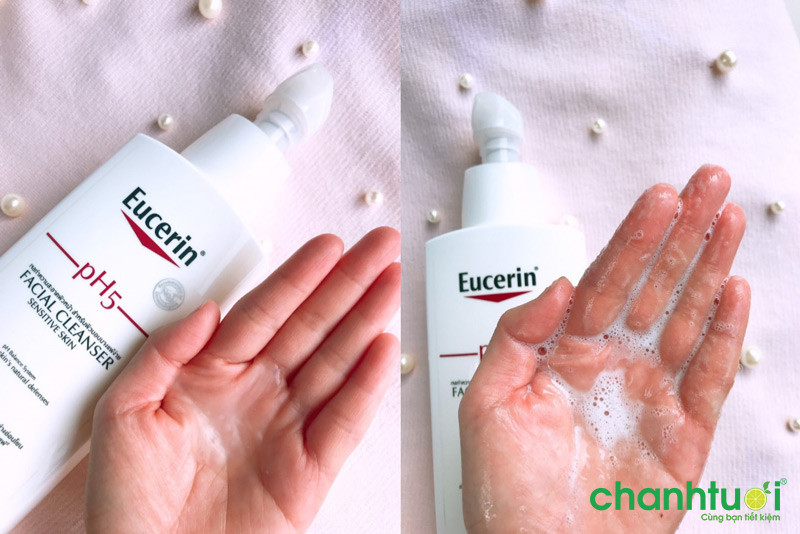 Sữa Rửa Mặt Eucerin Facial Cleanser PH5 Sensitive Skin không gây kích ứng / dị ứng, không gây mụn. Sữa Rửa Mặt Eucerin Facial Cleanser PH5 Sensitive Skin không chứa các thành phần gây kích ứng da như: cồn, hương liệu, xà phòng, Paraben.