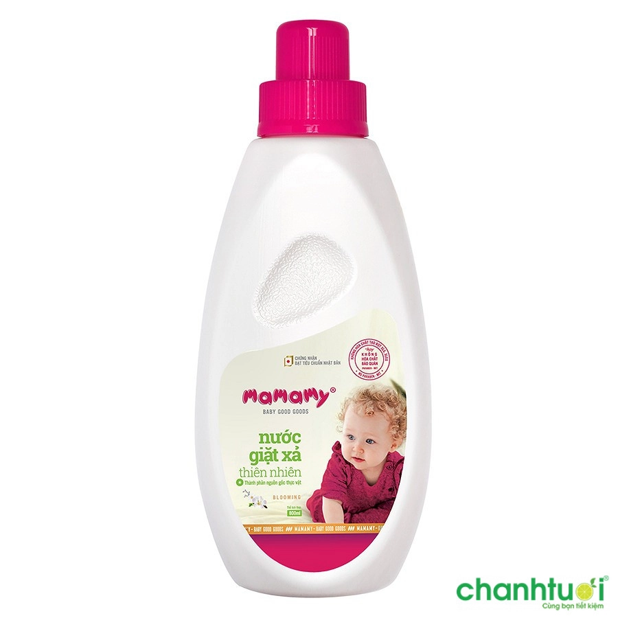 Nước giặt xả quần áo trẻ em Mamamy