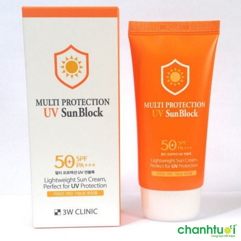 Kem chống nắng Multi Protection Uv Sun Block 3W Clinic Hàn Quốc