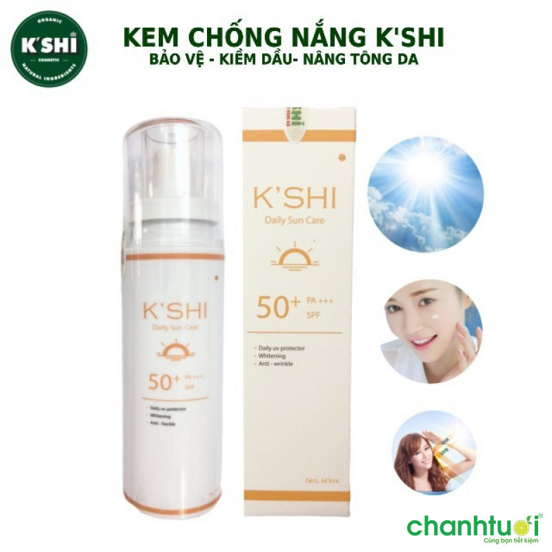 Kem Chống Nắng Bảo Vệ Và Dưỡng Trắng Da K’SHI Daily Sun Care