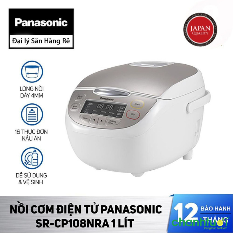 Nồi cơm điện tử Panasonic SR-CP108NRA