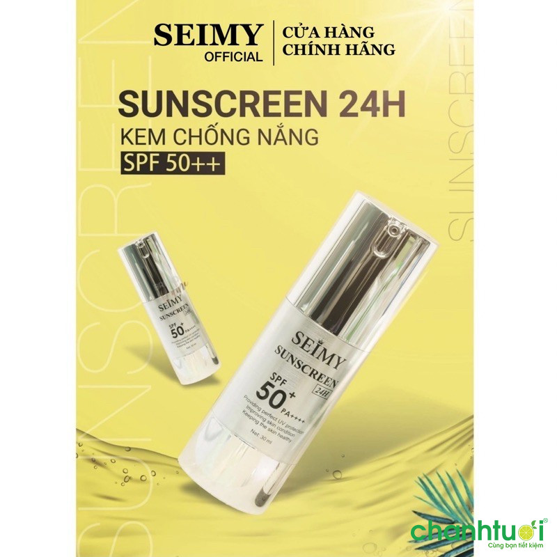 Kem chống nắng dưỡng da dưỡng trắng Seimy