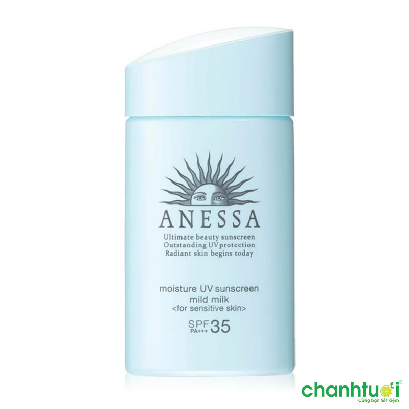 Sữa chống nắng dịu nhẹ cho da nhạy cảm và trẻ em Anessa Essence UV Sunscreen Mild Milk 60ml_16158