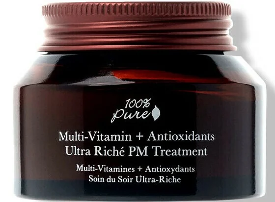 100% Pure Multi-vitamin + Antioxidants Ultra Riché Pm Treatment