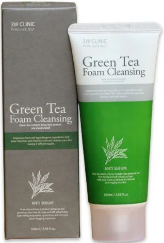 Sữa rửa mặt 3W Clinic Green Tea Foam Cleansing
