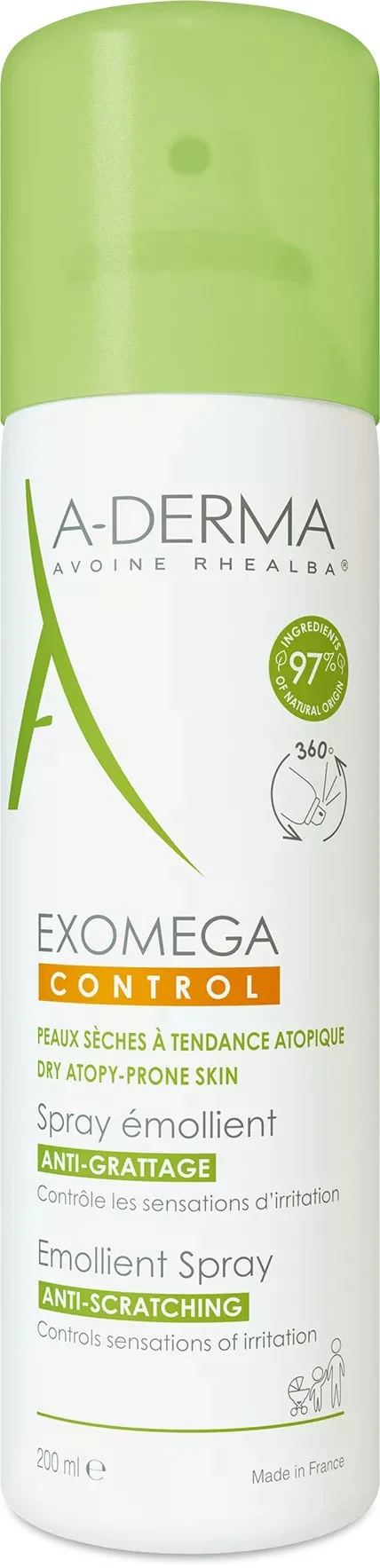 Xịt A-Derma Exomega Control Anti-Scratching Emollient Spray