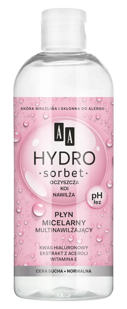 AA Hydro Sorbet Multinawilżający Płyn Micelarny Do Twarzy