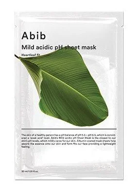 Abib Mild Acidic Ph Sheet Mask Heartleaf Fit