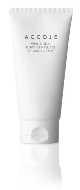 Sữa rửa mặt Accoje Vital In Jeju Purifying & Peeling Cleansing Foam