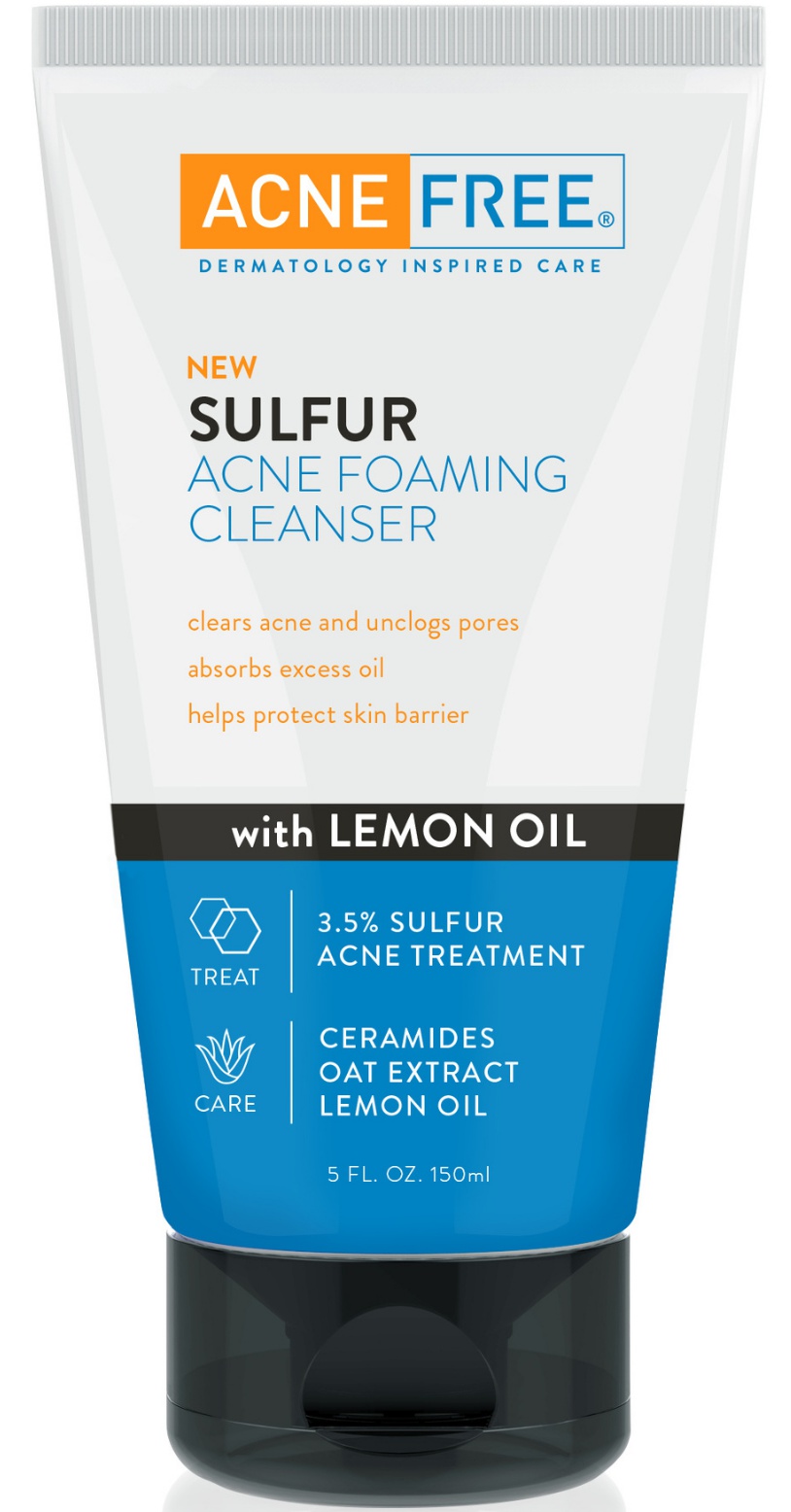 Acne Free Foaming Wash 5oz product package