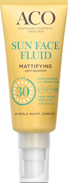ACO Sun Face Fluid Mattifying Spf 30