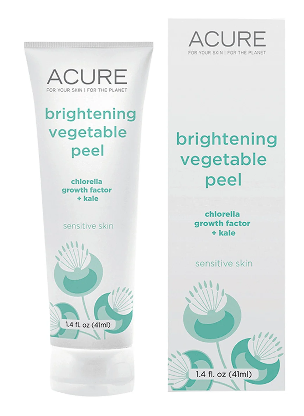 Acure Brightening Vegetable Peel (Chlorella And Kale)