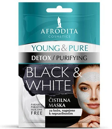 Mặt nạ Afrodita Young & Pure Detox/Purifying Black & White Mask