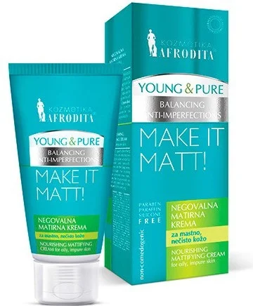 Afrodita Young & Pure Nourishing Mattifying Cream