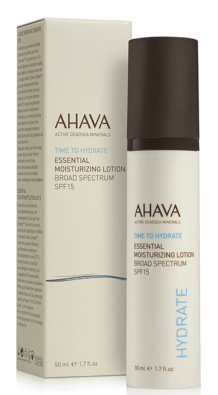 Full ingredients list AHAVA Essential Moisturizing Lotion