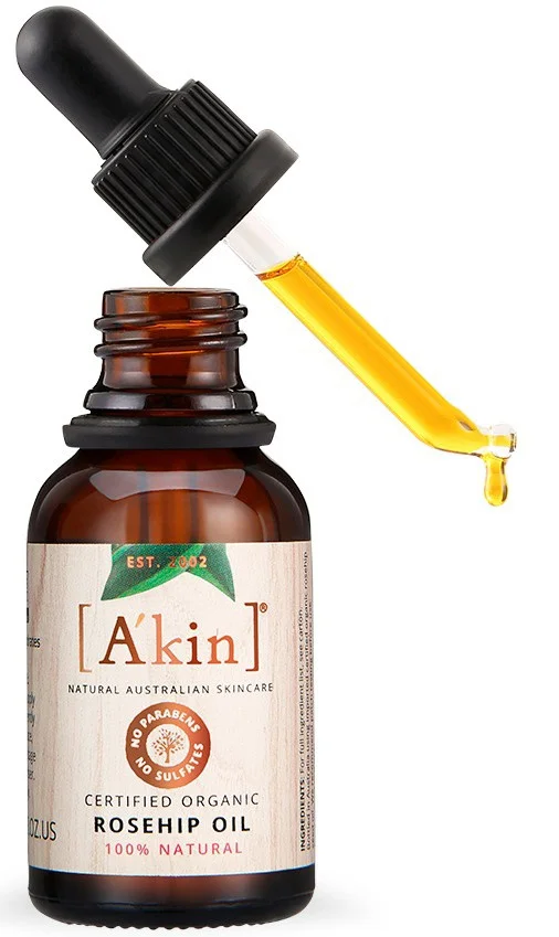 A'kin Certified Organic Rosehip Oil 100% Natural