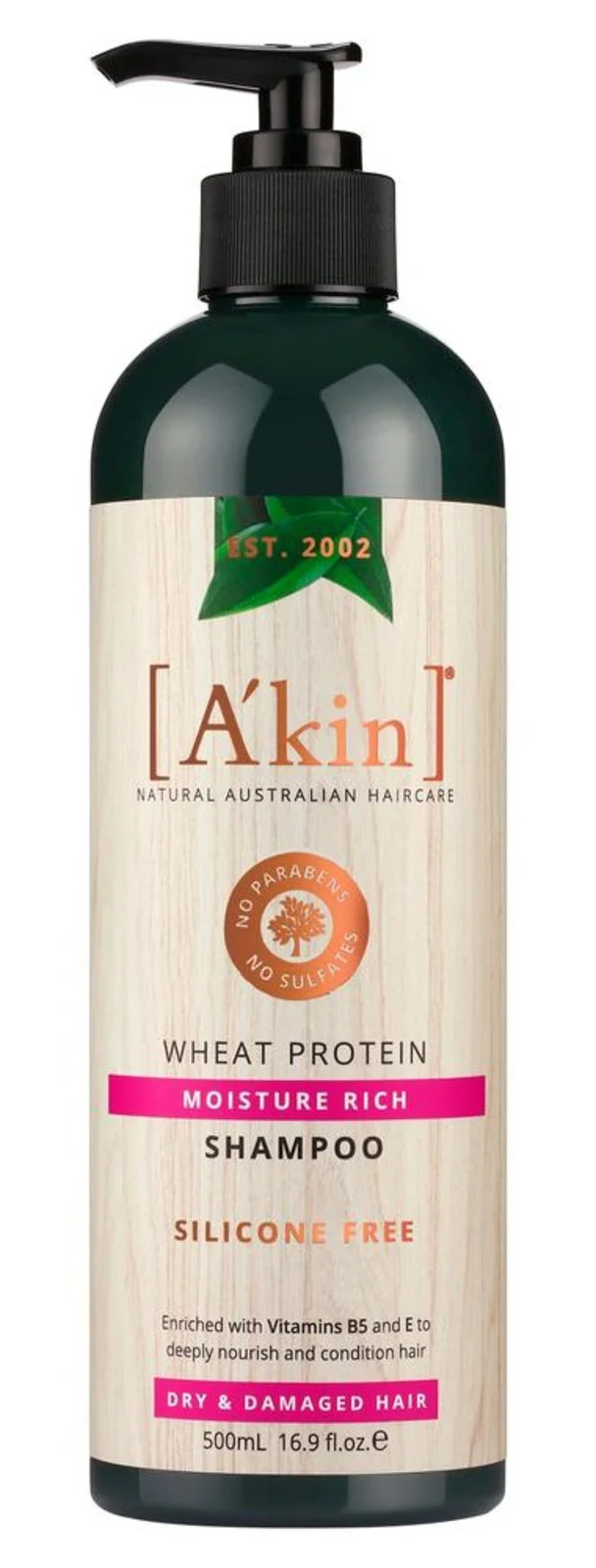 A'kin Moisture Rich Wheat Protein Shampoo