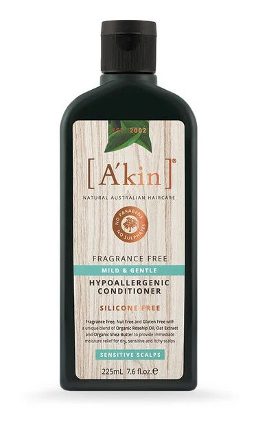 Dầu xả A'kin Natural Fragrance Free Mild & Gentle Hypoallergenic Conditioner