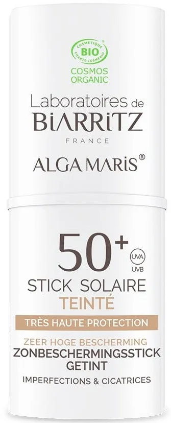Alga Maris ® Getinte Zonnebrand Stick Gezicht - SPF50+