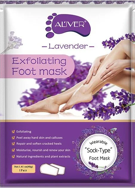 Aliver Lavender Exfoliating Foot Mask