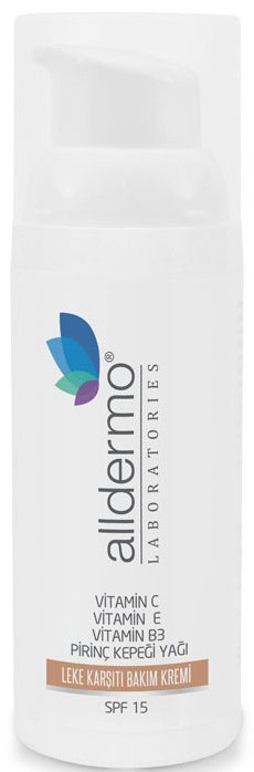 Full ingredients list alldermo Leke Karşıtı Bakım Kremi