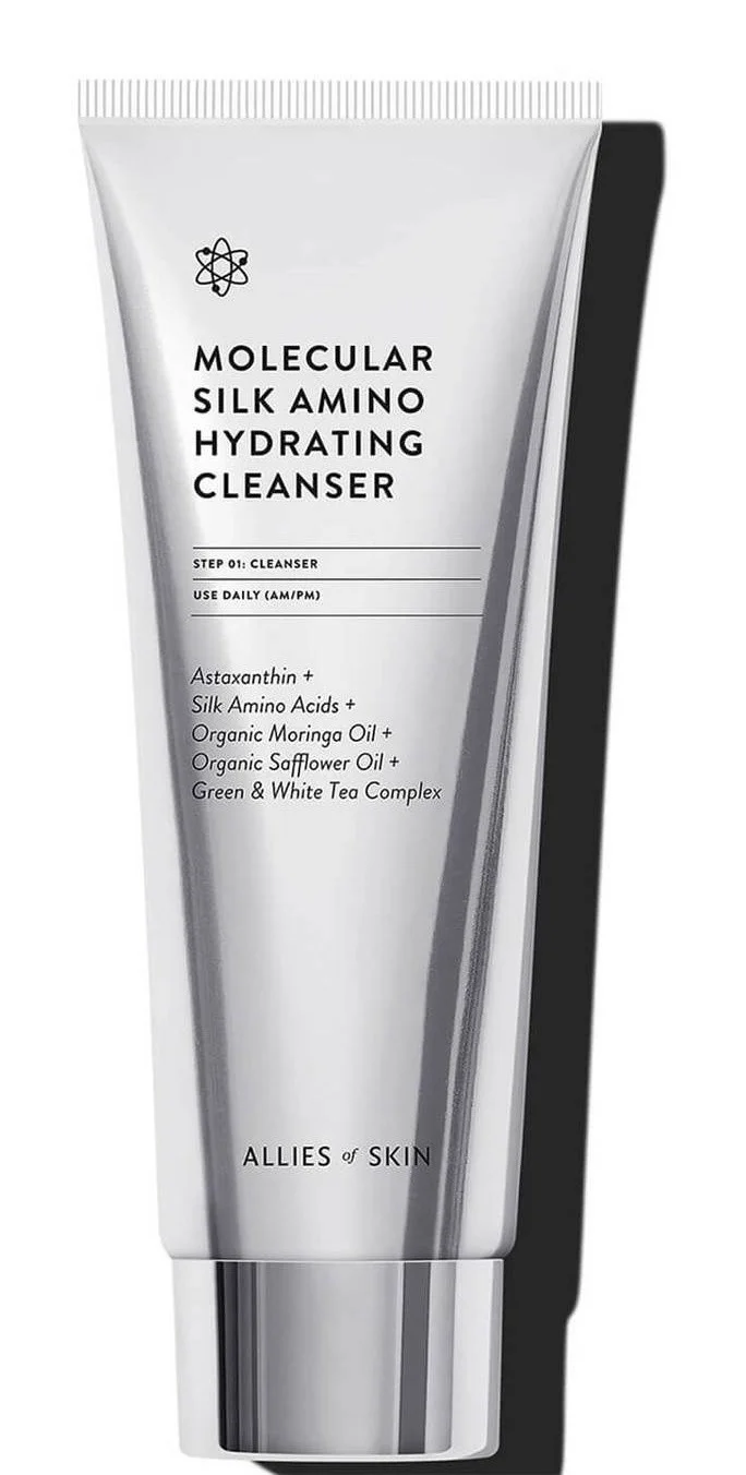 Sữa rửa mặt Allies of Skin Molecular Silk Amino Hydrating Cleanser 2023