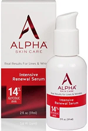 Alpha Skin Care Intensive Renewal Serum, 14% Glycolic Aha