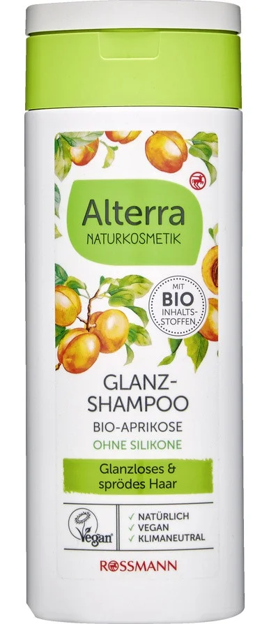 Dầu gội Alterra Glanz Shampoo Bio-Aprikose