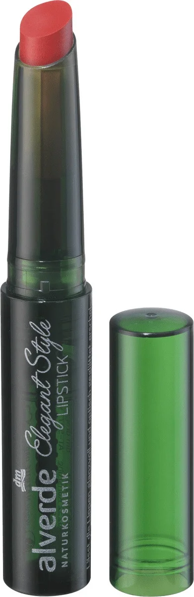 Son thỏi alverde Elegant Style Lipstick - 25 Coral Red