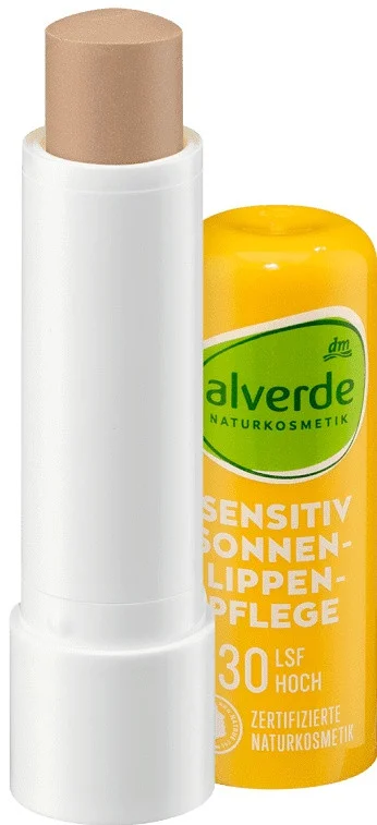 alverde Sensitiv Sonnen Lippenpflege LSF 30