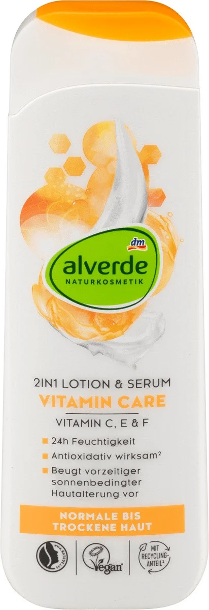 Sữa dưỡng alverde Vitamin Care 2in1 Lotion & Serum