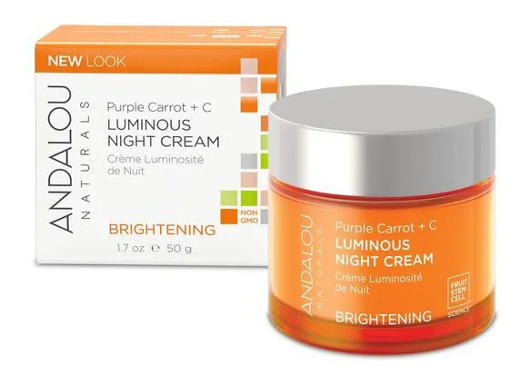 Andalou Brightening Purple Carrot + C Luminous Night Cream