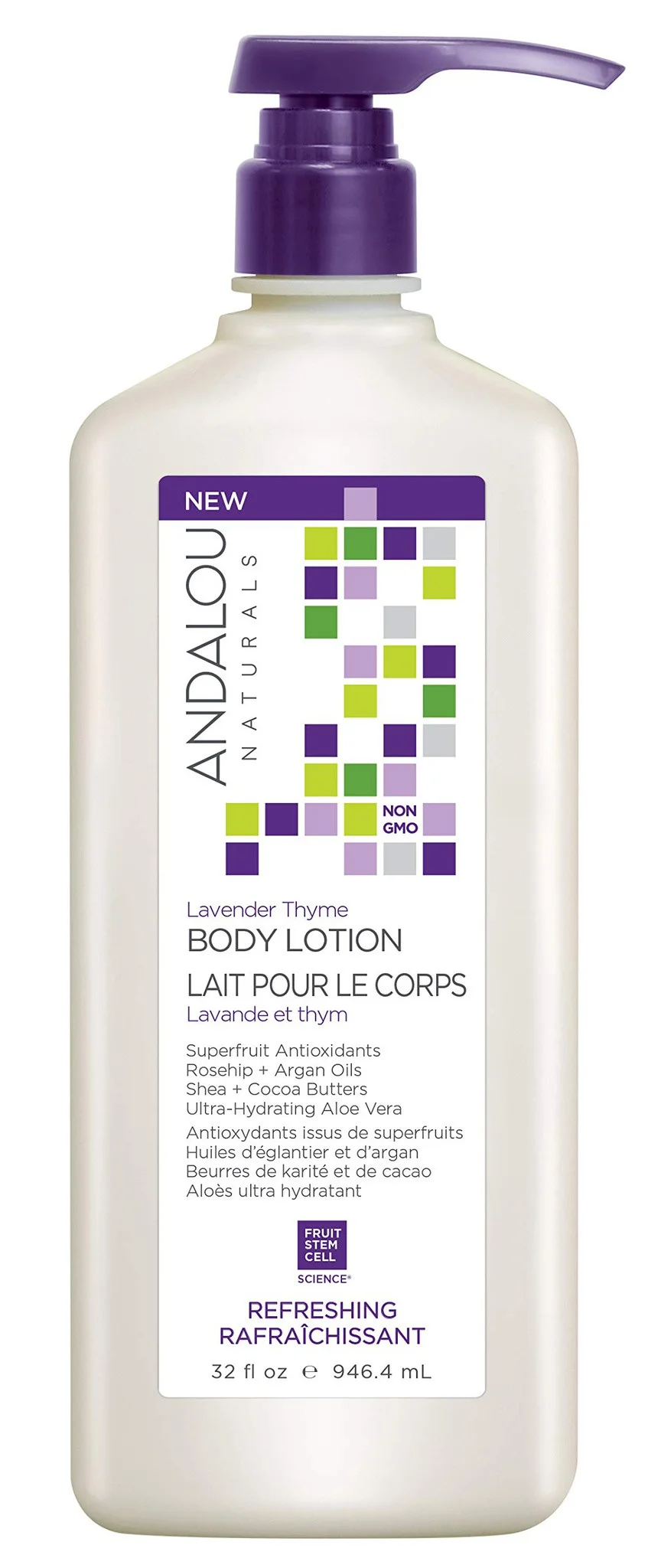Sữa tắm Andalou Naturals Lavender Thyme Refreshing Shower Gel