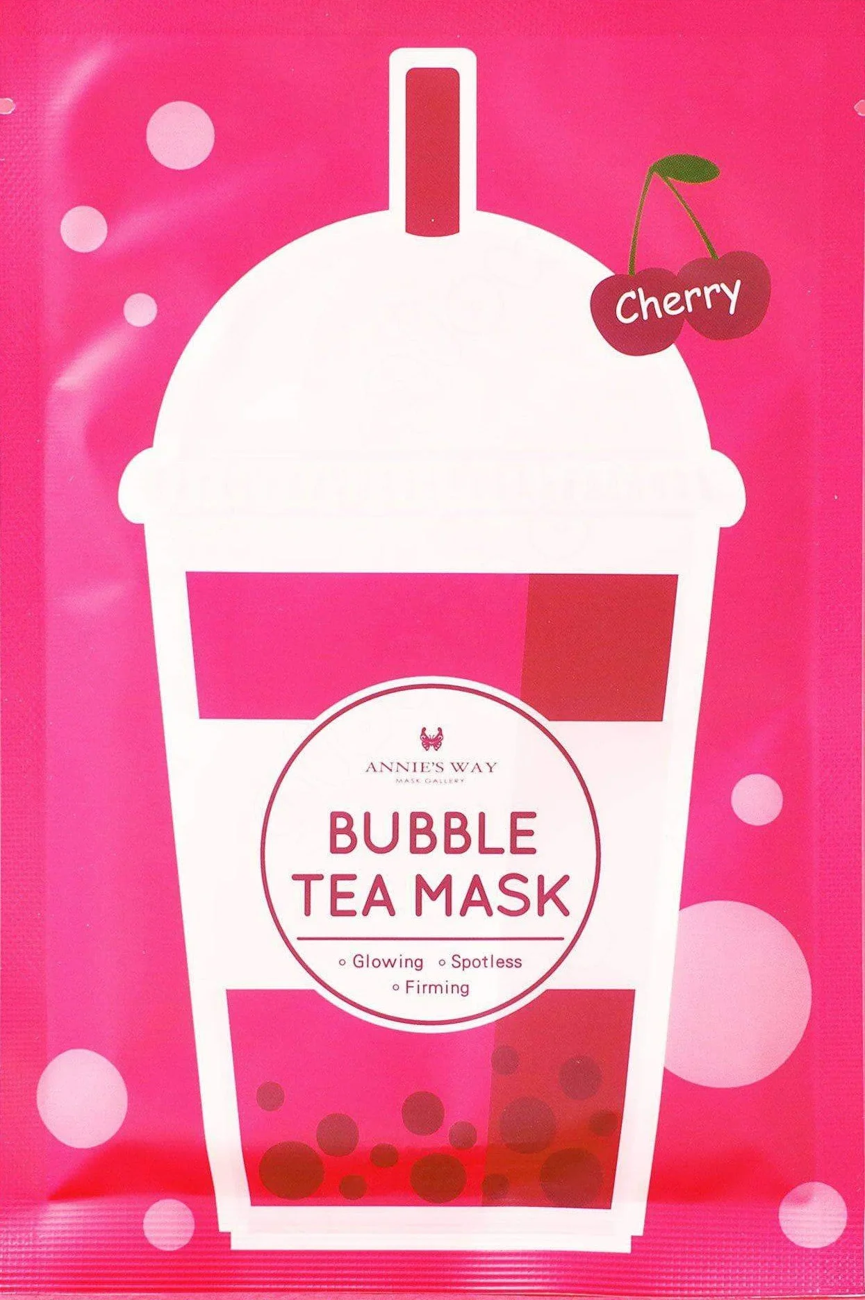 Annie's Way Cherry Bubble Tea Mask
